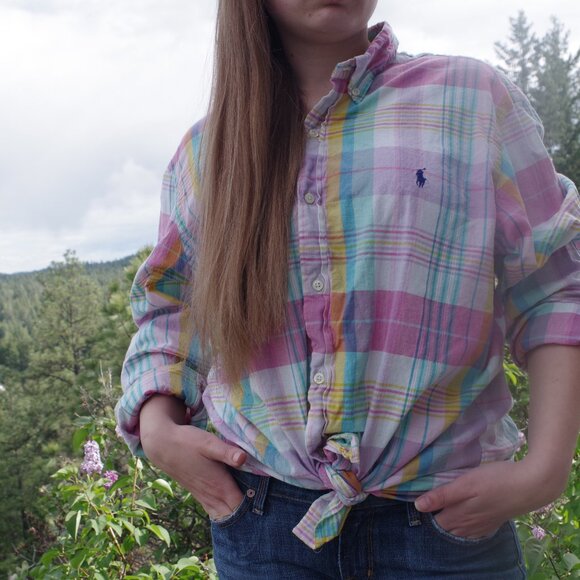 Ralph Lauren Men's Button Down Shirt Classic Fit - Picture 1 of 4